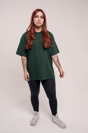 Camiseta Heavy Oversized 100% Algodão de fio 20.1 penteado.     